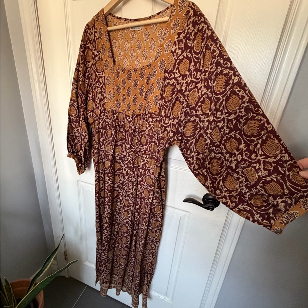 Tree of Life Enoki Maxi Dress 🍄‍🟫✨🪴